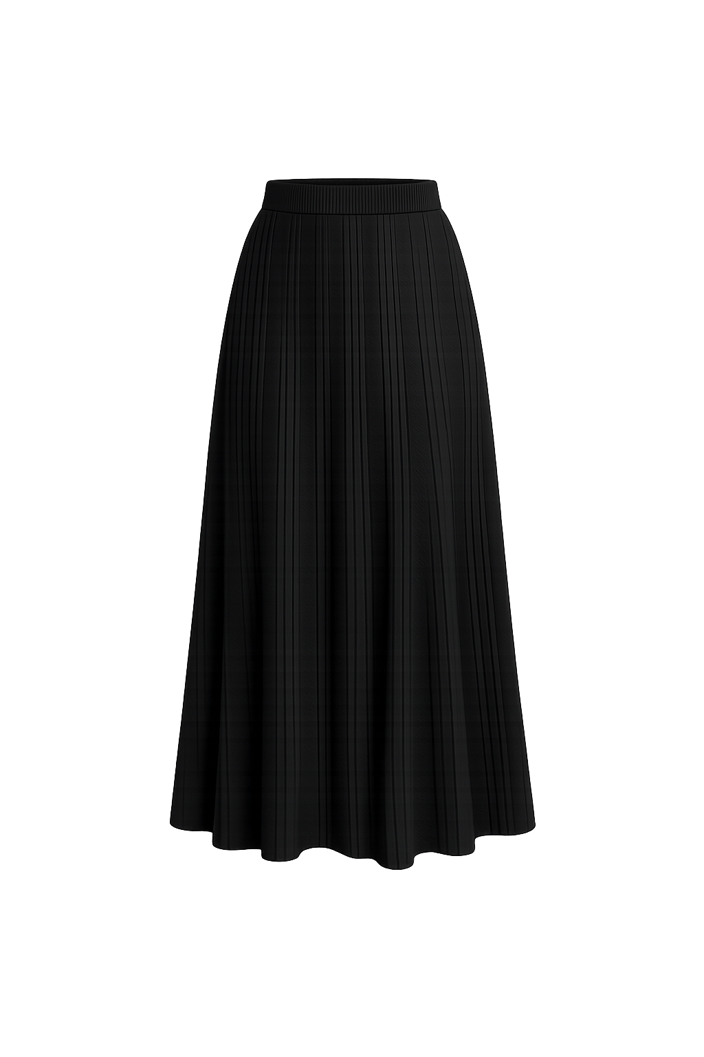 Signature Pleated Knit Skirt