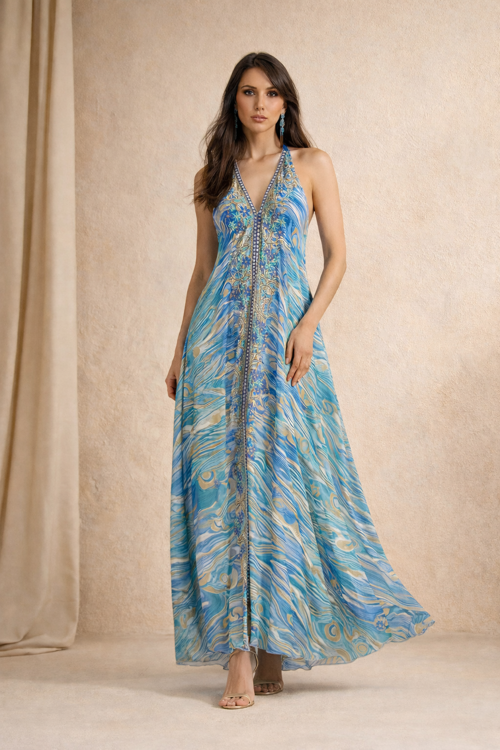 Azure Maxi Dress