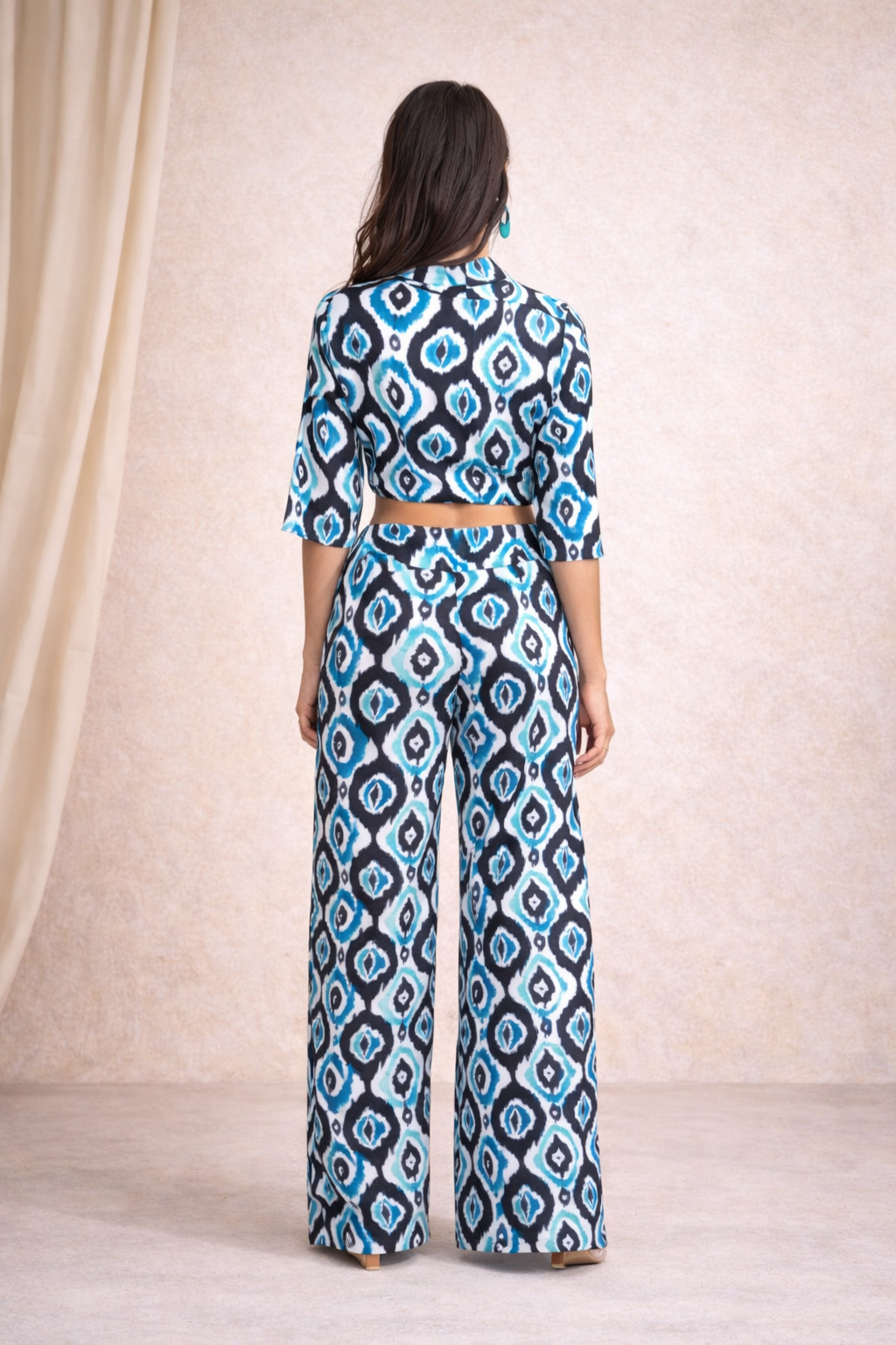Azure Rhythm Blouse