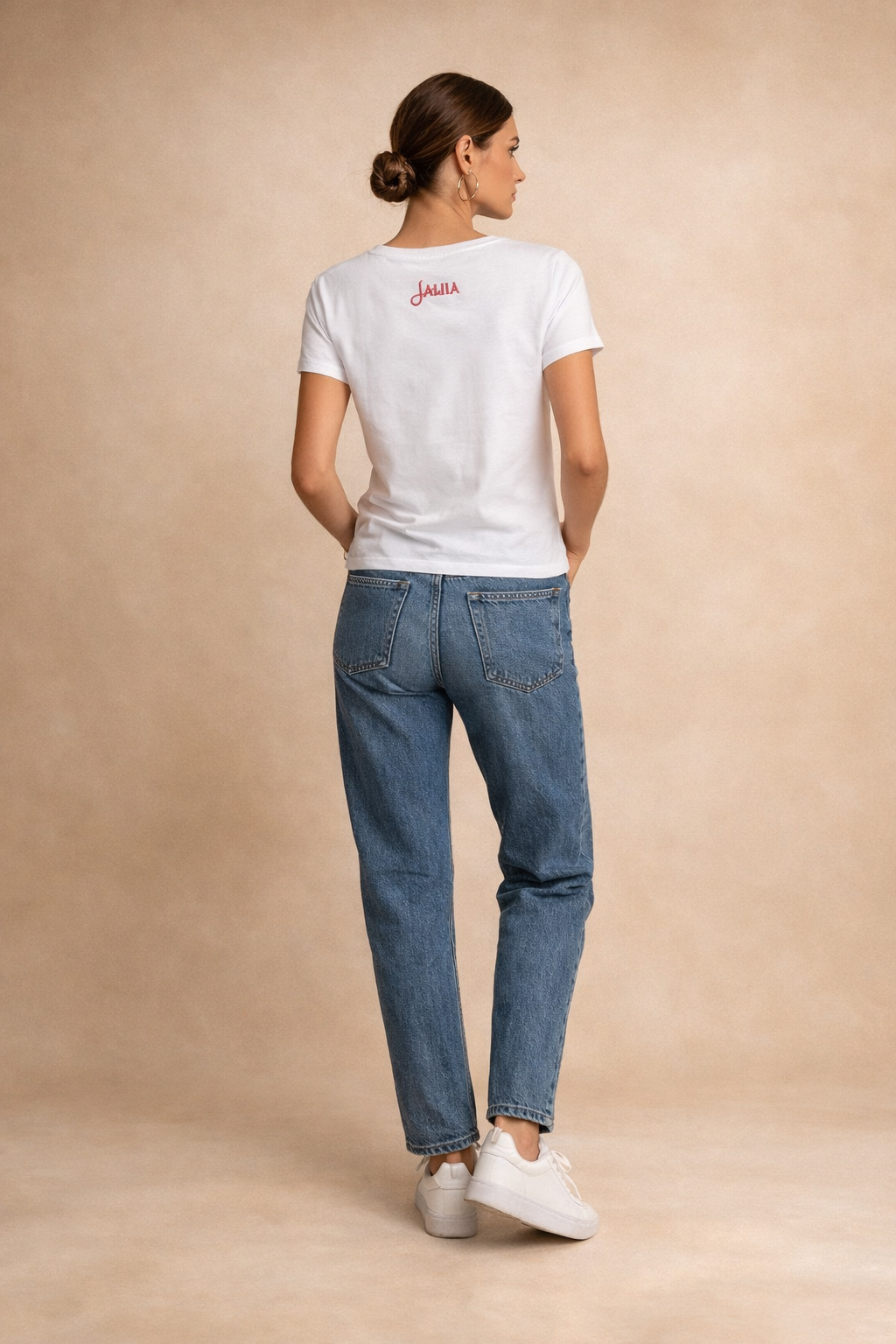 Lips Embroidery T-Shirt