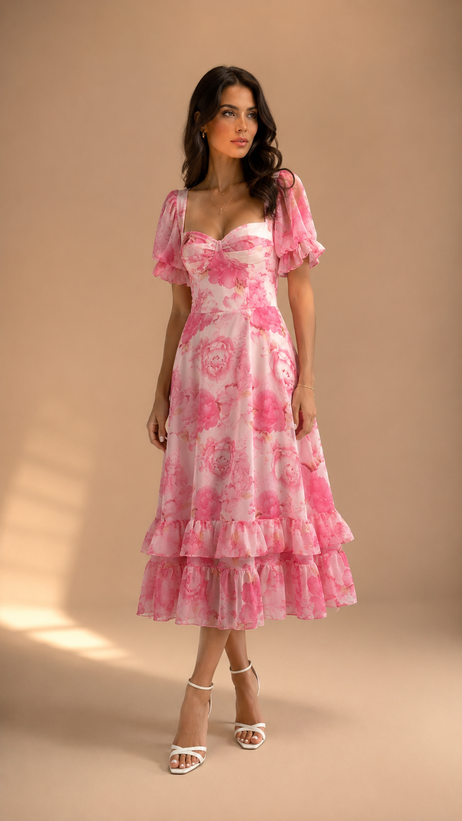 Blush Peony Dress