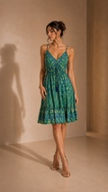 Azure Bloom Dress